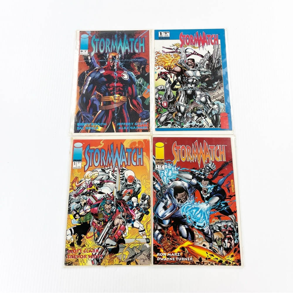 Vintage Bundle Set of 4 Image StormWatch Comic Books